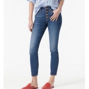 J. Crew vintage 9” High rise toothpick Women's Blue Jeans casual capsule size 29